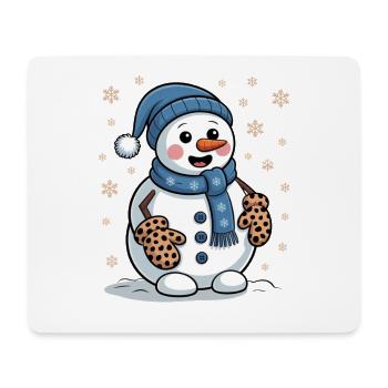 Snowman - Mouse Pad (horizontal) - white - Front