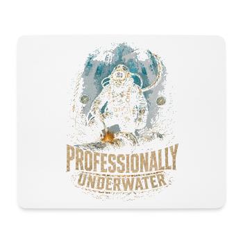 Berufstaucher Industrietaucher - Mousepad (Querformat) - Weiß - Vorne