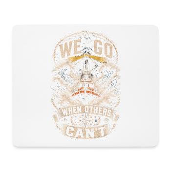 Küstenwache Rettungsschwimmer - Mousepad (Querformat) - Weiß - Vorne
