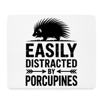 Don des proverbes du porc-épic - Tapis de souris (format paysage) - blanc - Devant