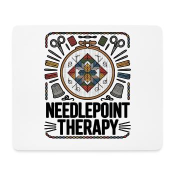 Needlepoint Therapy Stickerei Liebe - Mousepad (Querformat) - Weiß - Vorne