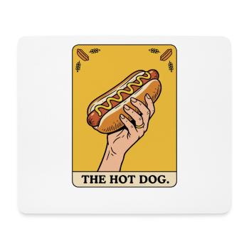 Die Hot-Dog-Tarotkarte zum 4. Juli: Lustiger Hot D - Mousepad (Querformat) - Weiß - Vorne
