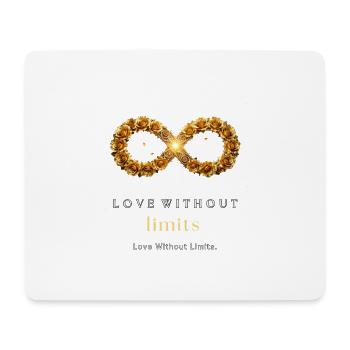 LOVE_WITHOUT_LIMITS_-_Love_Series - Mousepad (Querformat) - Weiß - Vorne