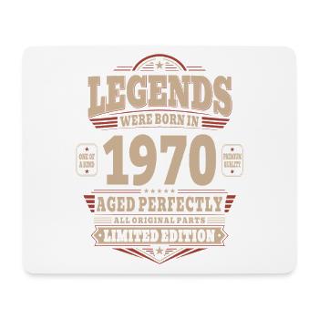 56th Birthday Gift Husband 1970's Vintage Retro - Mouse Pad (horizontal) - white - Front