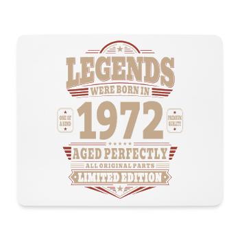 54th Birthday Gift Husband 1972 Vintage Retro - Mouse Pad (horizontal) - white - Front
