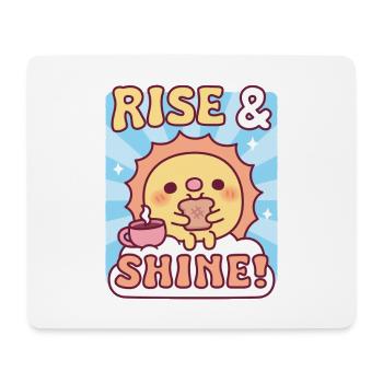 Süße Sonne Toast Toast Auf und Leuchten Motivation - Mousepad (Querformat) - Weiß - Vorne
