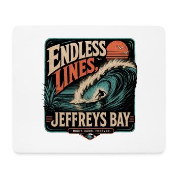 Jeffreys Bay - Mousepad (Querformat) - Weiß - Vorne