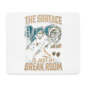 Berufstaucher Industrietaucher - Mousepad (Querformat) - Weiß - Vorne