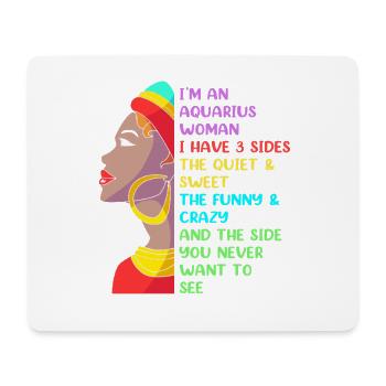 Sternzeichen Wassermann - Mousepad (Querformat) - Weiß - Vorne
