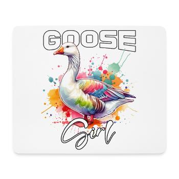 Goose Girl Goose - Mouse Pad (horizontal) - white - Front
