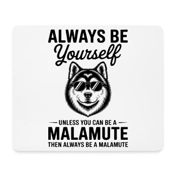 Dictons malamutes d’Alaska Don des Malamutes d’Alaska - Tapis de souris (format paysage) - blanc - Devant