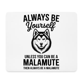 Dictons malamutes d’Alaska Don des Malamutes d’Alaska - Tapis de souris (format paysage) - blanc - Devant