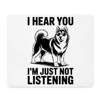Dictons malamutes d’Alaska Don des Malamutes d’Alaska - Tapis de souris (format paysage) - blanc - Devant