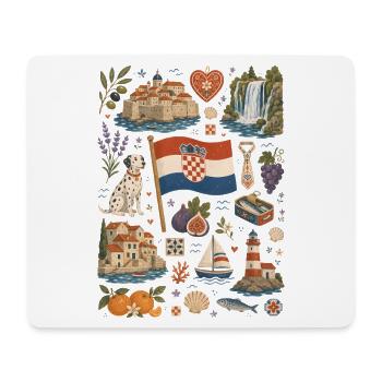 Croatia | Adriatic, Islands & Joie de vivre - Mouse Pad (horizontal) - white - Front