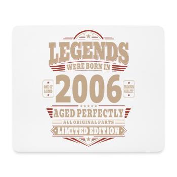 20. Geburtstag Geschenk Mann 2006 Vintage Retro - Mousepad (Querformat) - Weiß - Vorne