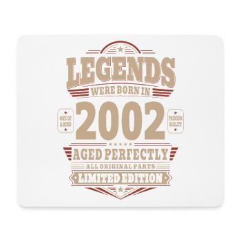 24th Birthday Gift Husband 2002 Vintage Retro - Mouse Pad (horizontal) - white - Front