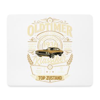 90. Geburtstag Geschenk Mann Vintage Oldtimer 1936 - Mousepad (Querformat) - Weiß - Vorne