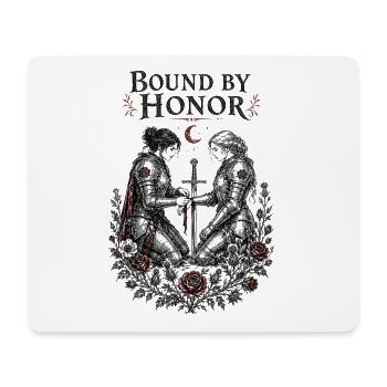 Bound by Honor | Medieval Gothic Love - Mouse Pad (horizontal) - white - Front