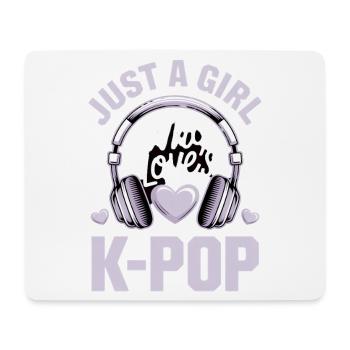 K-Pop - Mouse Pad (horizontal) - white - Front