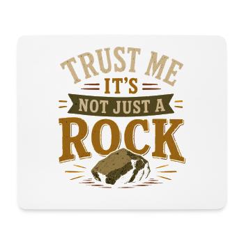 Rock Collector Geology Rock Collector - Mouse Pad (horizontal) - white - Front