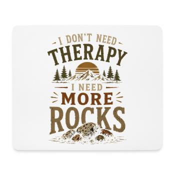 Geologie Steine Sammeln Gesteinsfan - Mousepad (Querformat) - Weiß - Vorne