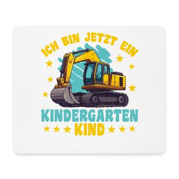 ich bin ein Kindergartenkind Kindergarten Einhorn - Mousepad (Querformat) - Weiß - Vorne