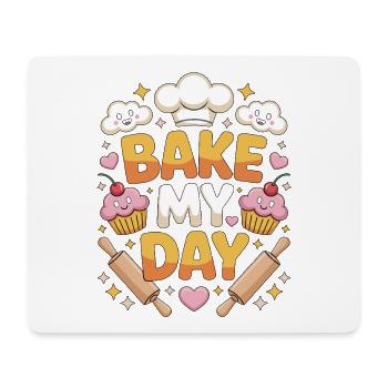 Restaurant Chef Bake My Day Loves Culinary Arts - Mouse Pad (horizontal) - white - Front