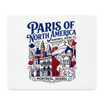 Paris Of North America Montreal Quebec - Mouse Pad (horizontal) - white - Front