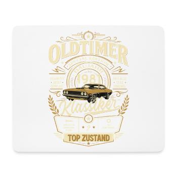 45. Geburtstag Geschenk Mann Vintage Oldtimer 1981 - Mousepad (Querformat) - Weiß - Vorne