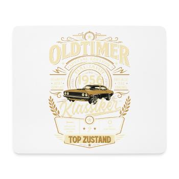 70. Geburtstag Geschenk Mann Vintage Oldtimer 1956 - Mousepad (Querformat) - Weiß - Vorne