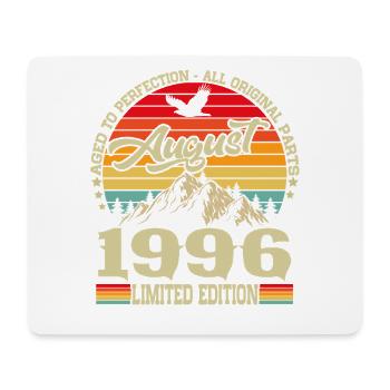August 1996 Vintage Retro Birthday Gift - Mouse Pad (horizontal) - white - Front