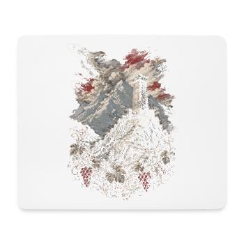 Géorgie Géorgienne Tbilissi Sakartvelo - Tapis de souris (format paysage) - blanc - Devant