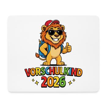 Vorschulkind 2026 Schulstart Einschulung - Mousepad (Querformat) - Weiß - Vorne