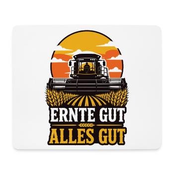 Ernte Gut, Alles Gut | Landwirt | Erntedank - Mousepad (Querformat) - Weiß - Vorne