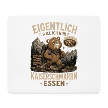 Kaiserschmarrn Wanderer - Mousepad (Querformat) - Weiß - Vorne