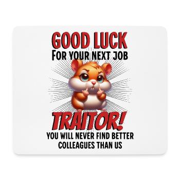 Funny Farewell Coworker - Mouse Pad (horizontal) - white - Front