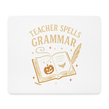 Teacher Grammar Halloween - Mouse Pad (horizontal) - white - Front