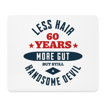 60th Birthday Devil - Mouse Pad (horizontal) - white - Front