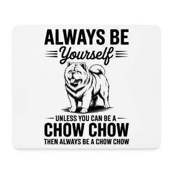 Chow Chow Dictons Chiens Drôle Chow Chow Cadeau - Tapis de souris (format paysage) - blanc - Devant