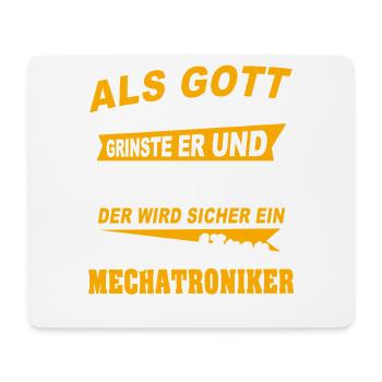 Mechatroniker Sprüche - Mousepad (Querformat) - Weiß - Vorne