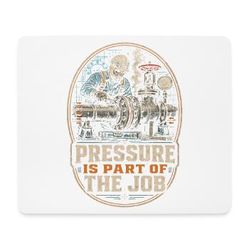 Pipe Layer Pipeline Builder - Mouse Pad (horizontal) - white - Front