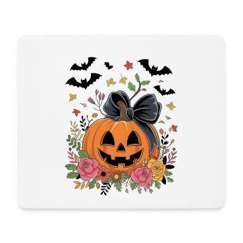 Halloween Pumpkin - Mouse Pad (horizontal) - white - Front
