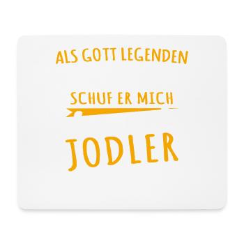 Jodler - Mousepad (Querformat) - Weiß - Vorne