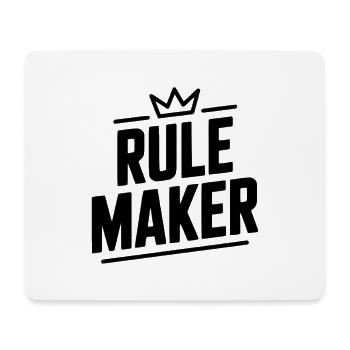 Rule Maker - Mouse Pad (horizontal) - white - Front