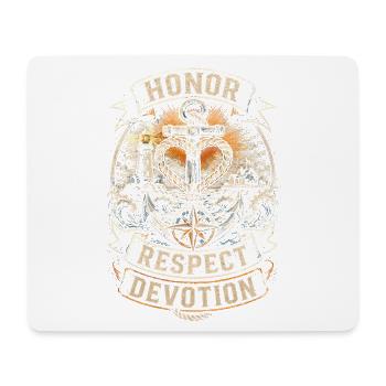 Coast Guard Lifeguard - Mouse Pad (horizontal) - white - Front