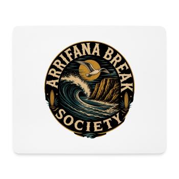 Arrifana Surfing - Mouse Pad (horizontal) - white - Front
