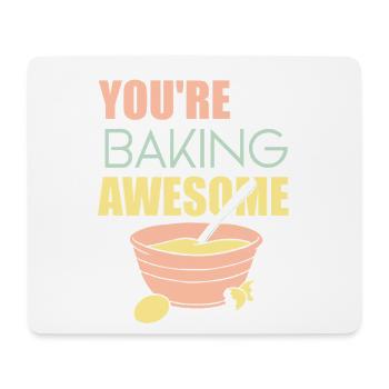 Cake Baking Pastry Chef Cake Baker - Mouse Pad (horizontal) - white - Front