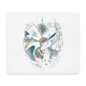 Plongeur industriel commercial - Tapis de souris (format paysage) - blanc - Devant