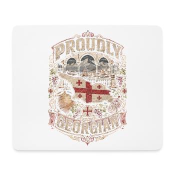 Géorgie Géorgienne Tbilissi Sakartvelo - Tapis de souris (format paysage) - blanc - Devant
