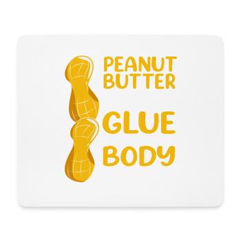 Peanut butter - Mouse Pad (horizontal) - white - Front